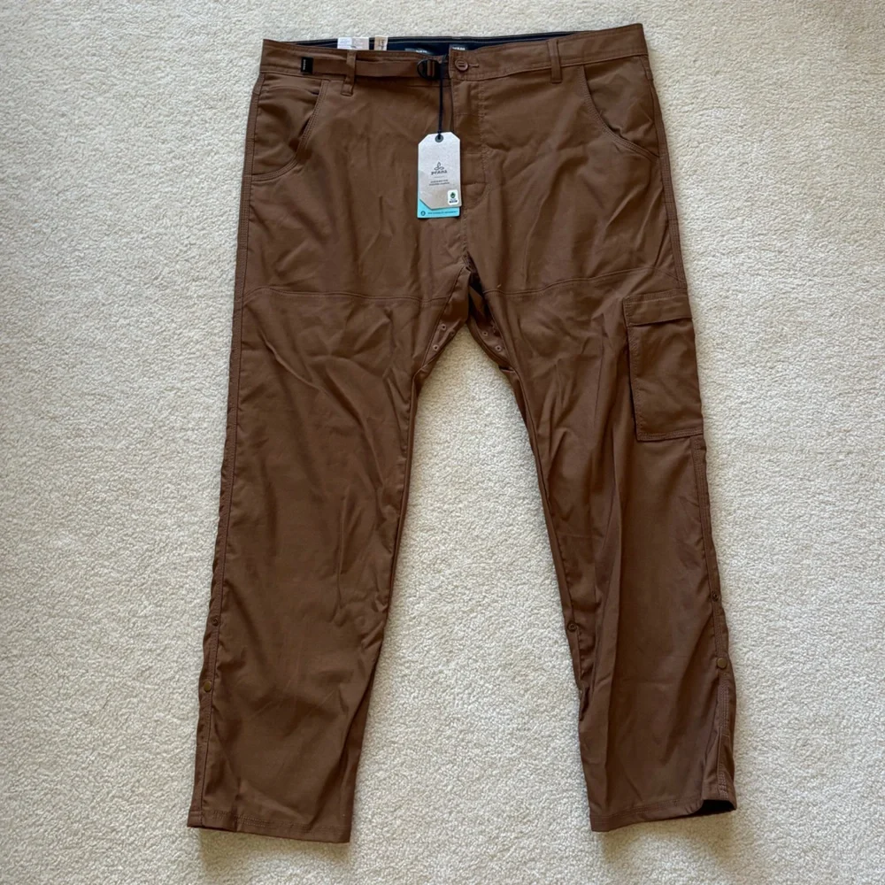 NWT prAna Men's Slim Stretch Zion II Pants. Size 40 Waist. Length: 30” Inseam.